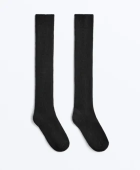 18 % Kaschmir, 13 % Wolle – lange Socken