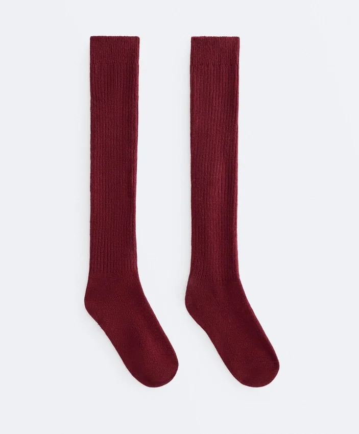 18 % Kaschmir, 13 % Wolle – lange Socken 18 % Kaschmir, 13 % Wolle – lange Socken