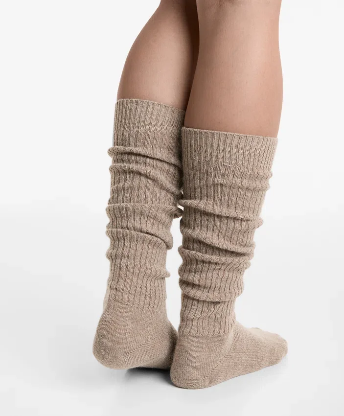 18 % Kaschmir, 13 % Wolle – lange Socken 18 % Kaschmir, 13 % Wolle – lange Socken