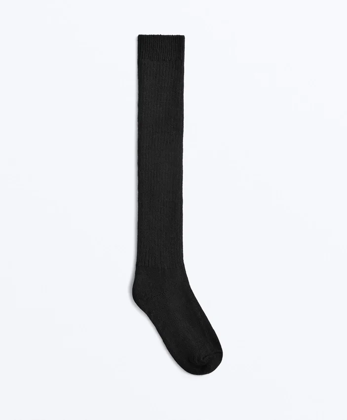 18 % Kaschmir, 13 % Wolle – lange Socken 18 % Kaschmir, 13 % Wolle – lange Socken