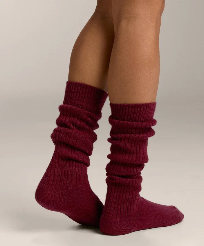 18 % Kaschmir, 13 % Wolle – lange Socken 18 % Kaschmir, 13 % Wolle – lange Socken