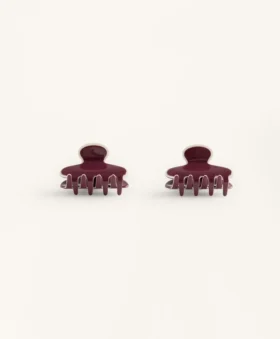 2 Haarspangen mit Paspel