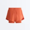 2-in-1-Shorts mit mittlerer Leibhöhe und Light Touch-Tragegefühl 2-in-1-Shorts mit mittlerer Leibhöhe und Light Touch-Tragegefühl