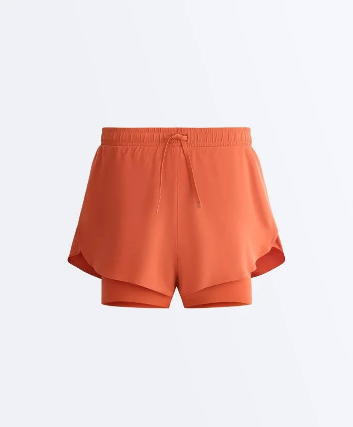 2-in-1-Shorts mit mittlerer Leibhöhe und Light Touch-Tragegefühl 2-in-1-Shorts mit mittlerer Leibhöhe und Light Touch-Tragegefühl