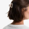 2 metallische Mini-Haarschmuck-Spangen 2 metallische Mini-Haarschmuck-Spangen