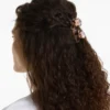 2 Mini-Haarschmuck-Spangen in Schildpattoptik