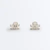 2 Mini-Haarschmuck-Spangen mit Paspelierung 2 Mini-Haarschmuck-Spangen mit Paspelierung
