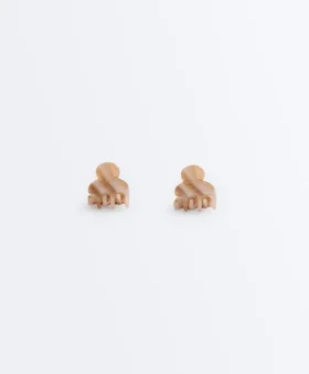 2 Mini-Haarschmuck-Spangen mit Print