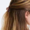 2 mittelgroße Haarschmuck-Spangen mit Print