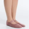 2 Paar gepolsterte, unsichtbare Yoga- und Pilates-Socken aus Baumwollmischung mit breitem Bund 2 Paar gepolsterte, unsichtbare Yoga- und Pilates-Socken aus Baumwollmischung mit breitem Bund