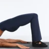 2 Paar gepolsterte Yoga- und Pilates-Socken aus Baumwollmischung mit gekreuzten Bändern 2 Paar gepolsterte Yoga- und Pilates-Socken aus Baumwollmischung mit gekreuzten Bändern