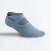 2 Paar gepolsterte Yoga- und Pilates-Socken aus Baumwollmischung mit gekreuzten Bändern 2 Paar gepolsterte Yoga- und Pilates-Socken aus Baumwollmischung mit gekreuzten Bändern