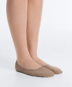 2 Paar gerippte, mittelhohe, unsichtbare Socken aus Mikrofaser