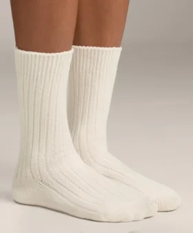 2 Paar klassische gerippte Socken