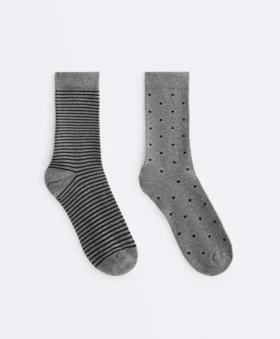 2 Paar klassische Socken aus 55 % Modal und 10 % Kaschmir