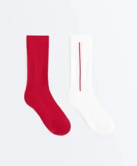 2 Paar klassische Sportsocken aus einer Polyamid-Mischung