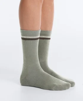 2 Paar klassische Yoga- und Pilates-Socken aus Baumwollmischung