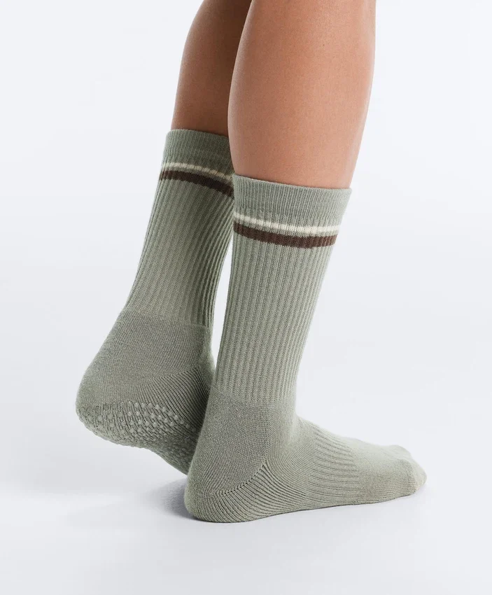 2 Paar klassische Yoga- und Pilates-Socken aus Baumwollmischung 2 Paar klassische Yoga- und Pilates-Socken aus Baumwollmischung