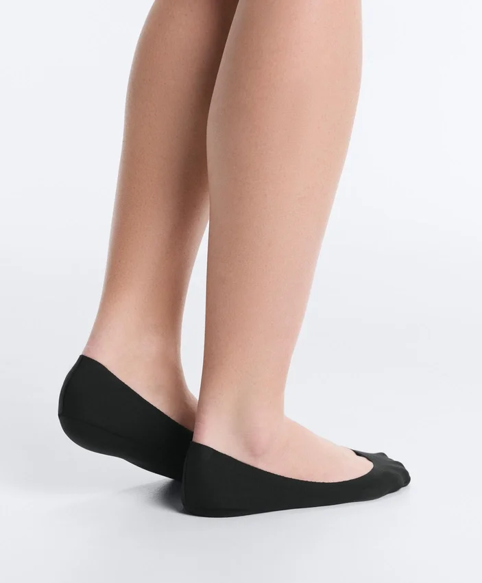 2 Paar niedrige, unsichtbare Socken aus Baumwollmischgewebe 2 Paar niedrige, unsichtbare Socken aus Baumwollmischgewebe