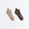 2 Paar Sneaker-Socken aus Polyamid-Mischung für Yoga und Pilates 2 Paar Sneaker-Socken aus Polyamid-Mischung für Yoga und Pilates