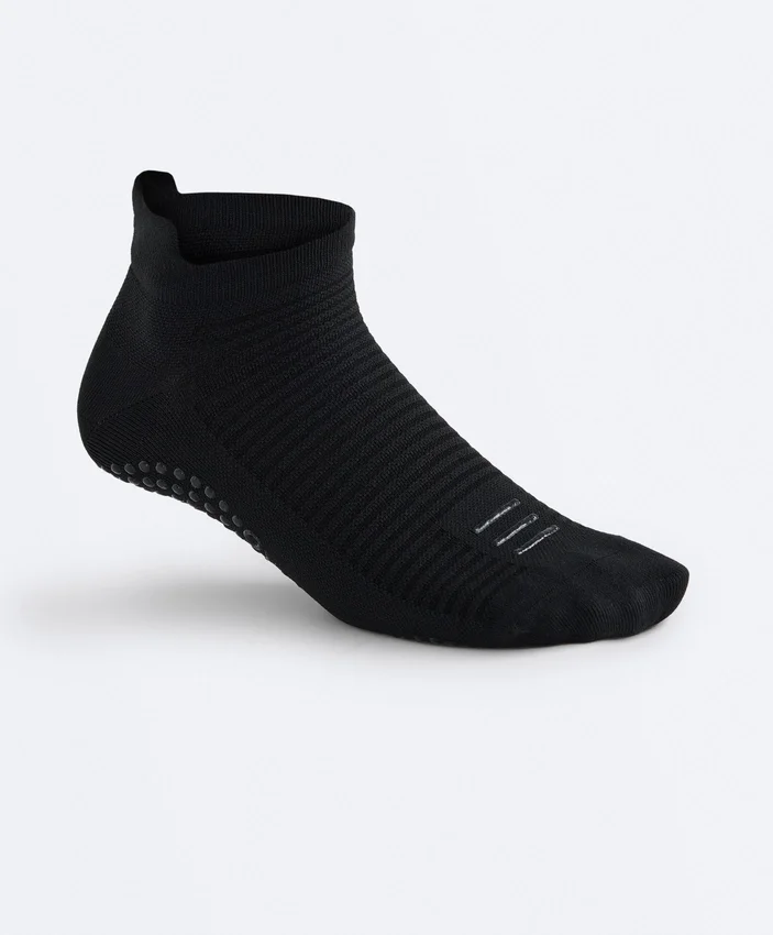 2 Paar Sneaker-Socken aus Polyamid-Mischung für Yoga und Pilates 2 Paar Sneaker-Socken aus Polyamid-Mischung für Yoga und Pilates