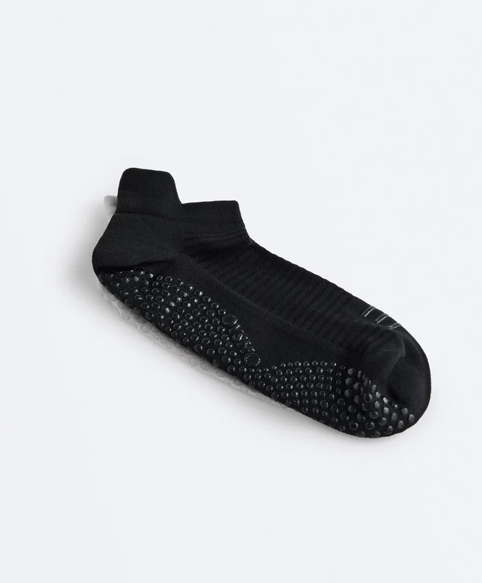 2 Paar Sneaker-Socken aus Polyamid-Mischung für Yoga und Pilates 2 Paar Sneaker-Socken aus Polyamid-Mischung für Yoga und Pilates