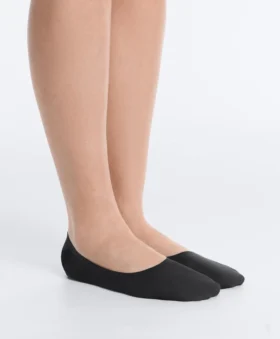 2 Paar unsichtbare Socken aus Mikrofaser mit mittlerer Länge