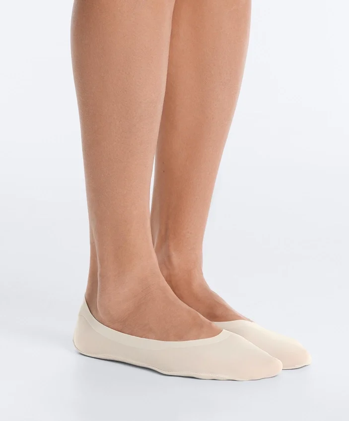 2 Paar unsichtbare Socken aus Mikrofaser mit mittlerer Länge 2 Paar unsichtbare Socken aus Mikrofaser mit mittlerer Länge