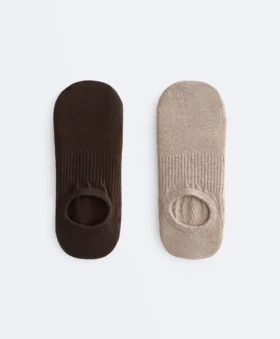 2 Paar Yoga- und Pilates-Socken aus Baumwollmischung