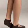 2 Paar Yoga- und Pilates-Socken aus Baumwollmischung mit gekreuzten Bändern 2 Paar Yoga- und Pilates-Socken aus Baumwollmischung mit gekreuzten Bändern