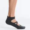 2 Paar Yoga- und Pilates-Socken aus Baumwollmischung mit gekreuzten Bändern 2 Paar Yoga- und Pilates-Socken aus Baumwollmischung mit gekreuzten Bändern