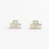 2 quadratische Haarschmuck-Spangen mit Paspel 2 quadratische Haarschmuck-Spangen mit Paspel