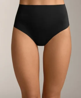 2 unsichtbare Strings aus Polyamidmischung mit mittlerem Halt und hoher Taille