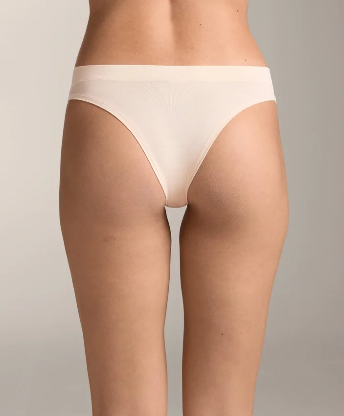 3 Brazilian-Slips mit V-Ausschnitt aus Modal-Mischgewebe 3 Brazilian-Slips mit V-Ausschnitt aus Modal-Mischgewebe