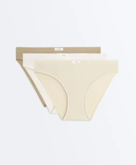 3 klassische Slips aus Baumwollmischgewebe mit Logo