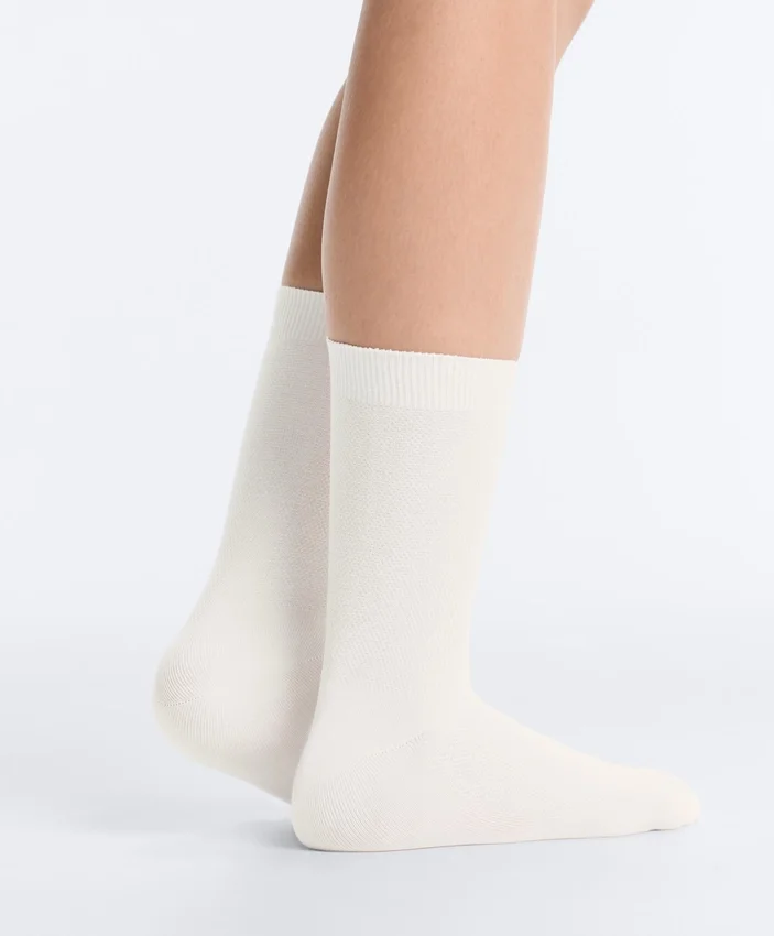 3 Paar klassische Piqué-Socken aus Baumwollmischung 3 Paar klassische Piqué-Socken aus Baumwollmischung