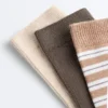 3 Paar klassische Socken aus Baumwollmischung