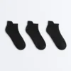 3 Paar Sport-Sneaker-Socken aus Polyamid-Mischgewebe mit Fersenlasche 3 Paar Sport-Sneaker-Socken aus Polyamid-Mischgewebe mit Fersenlasche