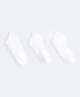 3 Paar Sport-Sneakersocken aus Baumwollmischung mit Fersenlasche