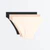 3 unsichtbare klassische Slips aus Baumwollmischung 3 unsichtbare klassische Slips aus Baumwollmischung