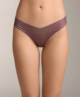 3 unsichtbare, lasergeschnittene Bikinis-Slips aus Polyamid-Mischgewebe mit V-Ausschnitt