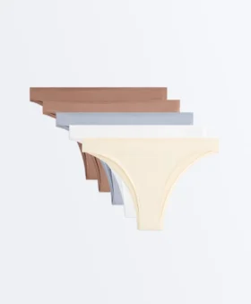 5 Brazilian-Slips aus Baumwollmischung 5 Brazilian-Slips aus Baumwollmischung