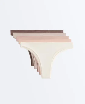 5 Brazilian-Slips aus Baumwollmischung
