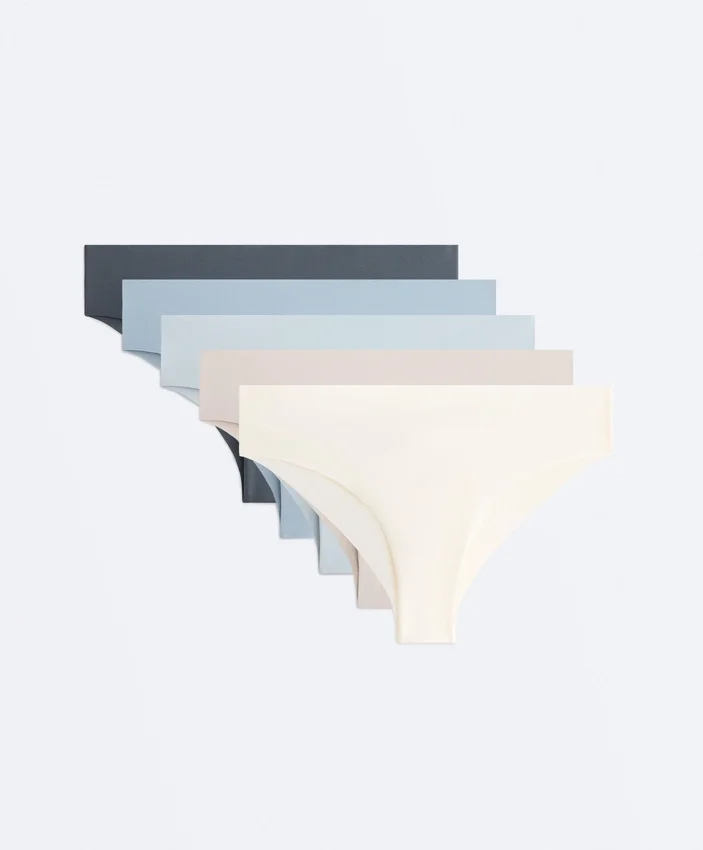5 lasergeschnittene Brazilian-Slips aus Polyamidmischung 5 lasergeschnittene Brazilian-Slips aus Polyamidmischung