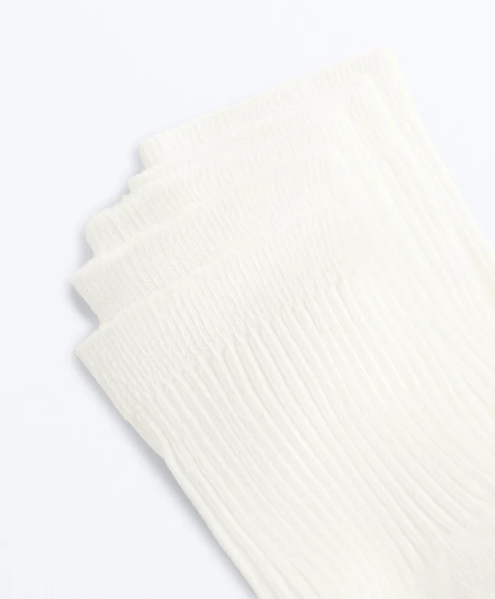 5 Paar kurze Socken aus Baumwollmischung 5 Paar kurze Socken aus Baumwollmischung