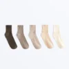5 Paar Viertel-Socken mit Baumwolle 5 Paar Viertel-Socken mit Baumwolle
