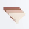 5 unsichtbare Brazilian-Slips aus Polyamid-Mischgewebe in Pantone™-Farben 5 unsichtbare Brazilian-Slips aus Polyamid-Mischgewebe in Pantone™-Farben