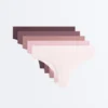 5 unsichtbare Brazilian-Slips aus Polyamidmischung 5 unsichtbare Brazilian-Slips aus Polyamidmischung