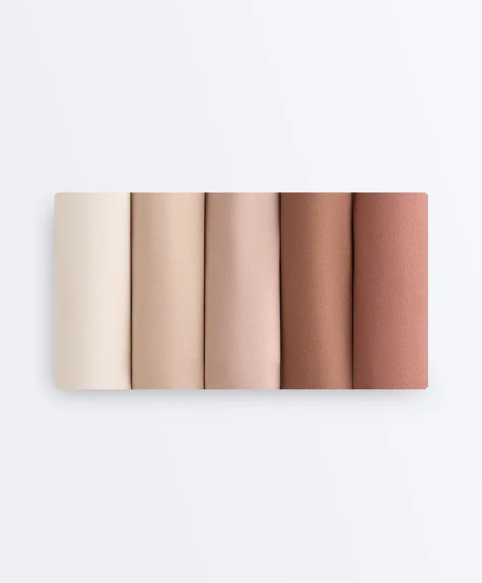 5 unsichtbare Hipster-Slips aus Polyamidmischung in Pantone™-Farben 5 unsichtbare Hipster-Slips aus Polyamidmischung in Pantone™-Farben