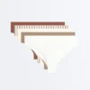 5 unsichtbare, lasergeschnittene Brazilian-Slips aus Polyamid-Mischgewebe 5 unsichtbare, lasergeschnittene Brazilian-Slips aus Polyamid-Mischgewebe